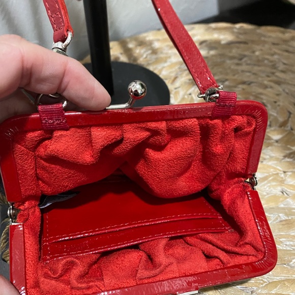 Brighton~4x5 Animal print purse with red strap. Matches my jacket that’s posted - Picture 8 of 12